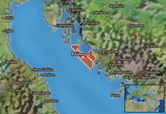 Map of Liburnia and its neighbours