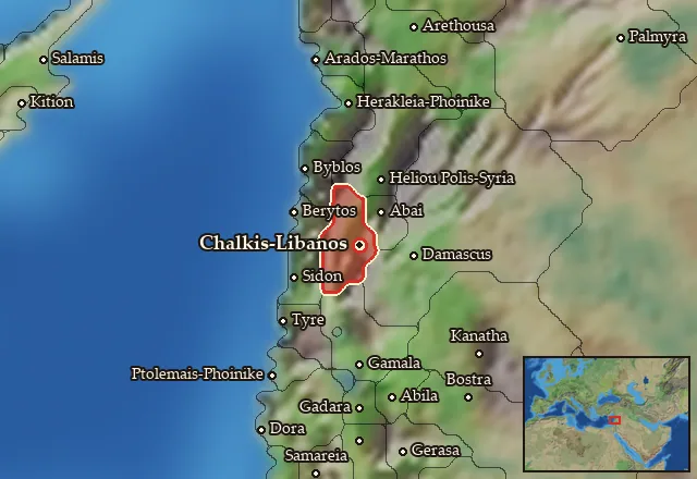 Map of Massyas and its neighbours
