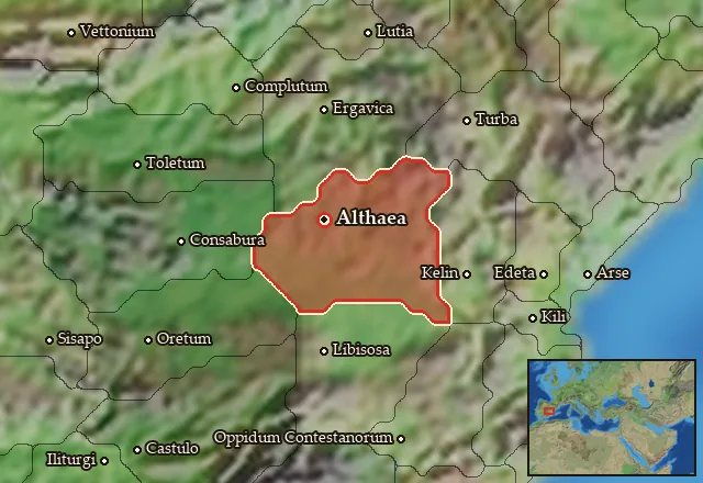 Map of Olcadia and its neighbours