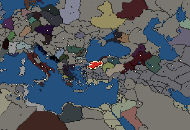 Starting territory of Bithynia, with its neighbours