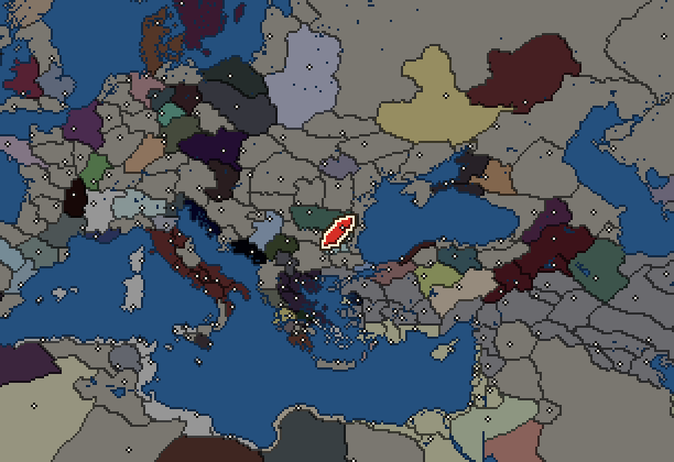 Starting territory of Getae, with its neighbours