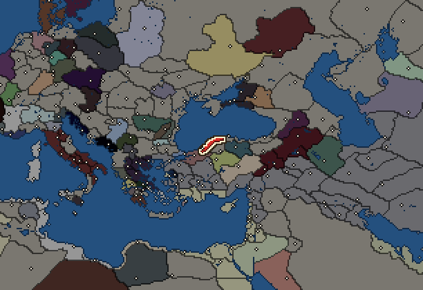 Starting territory of Heraclea Pontica, with its neighbours