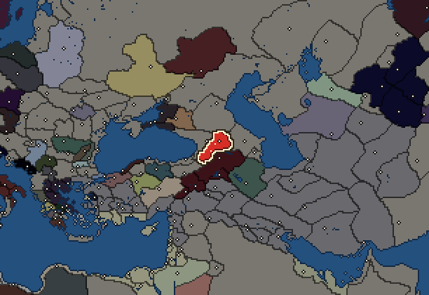 Starting territory of Iberians, with its neighbours