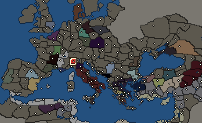 Starting territory of Insubres, with its neighbours