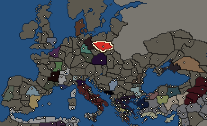 Starting territory of Lugii, with its neighbours