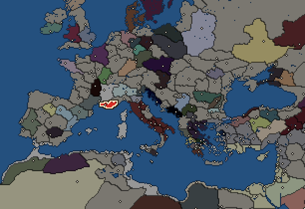 Starting territory of Massalia, with its neighbours