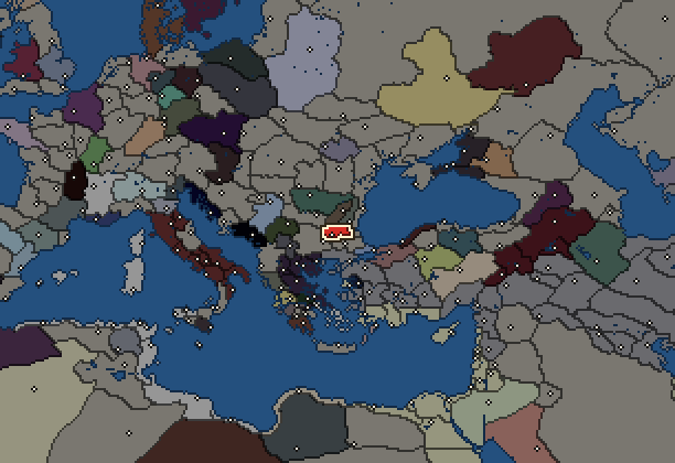 Starting territory of Odrysian Kingdom, with its neighbours