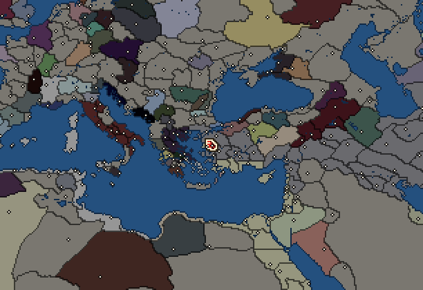 Starting territory of Pergamon, with its neighbours