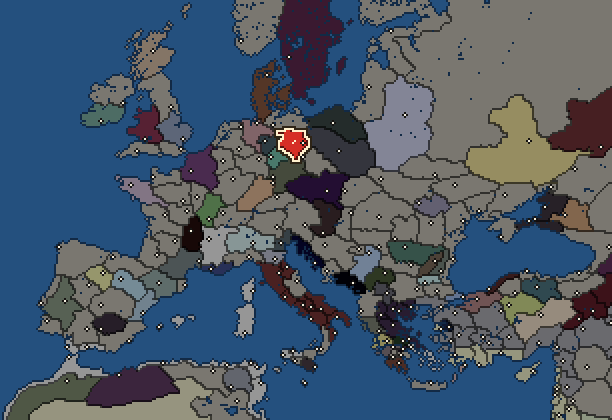 Starting territory of Semnones, with its neighbours