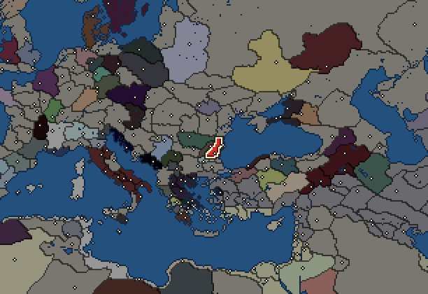 Starting territory of Tylis, with its neighbours
