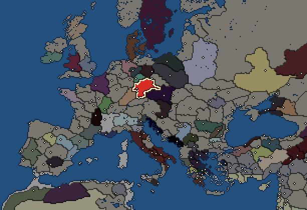 Starting territory of Volcae, with its neighbours