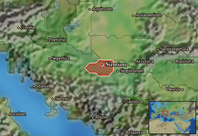 Map of Amantinia and its neighbours