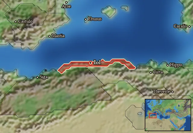 Map of Ay-Khol and its neighbours