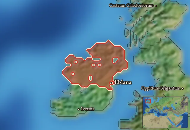 Map of Eblania and its neighbours