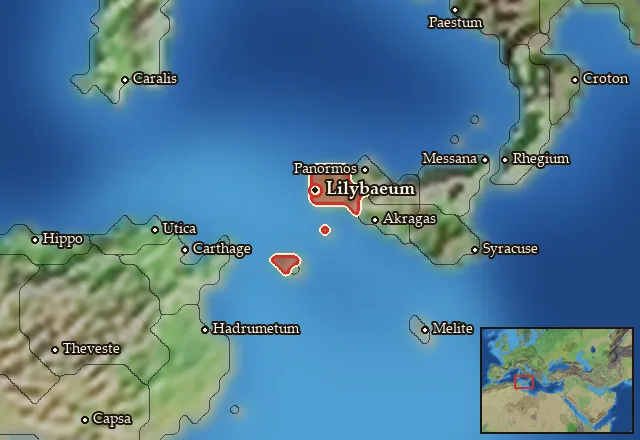 Map of Epikrateia and its neighbours
