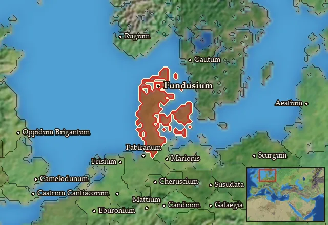 Map of Fundusia and its neighbours