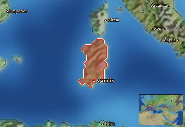 Map of Karaly and its neighbours