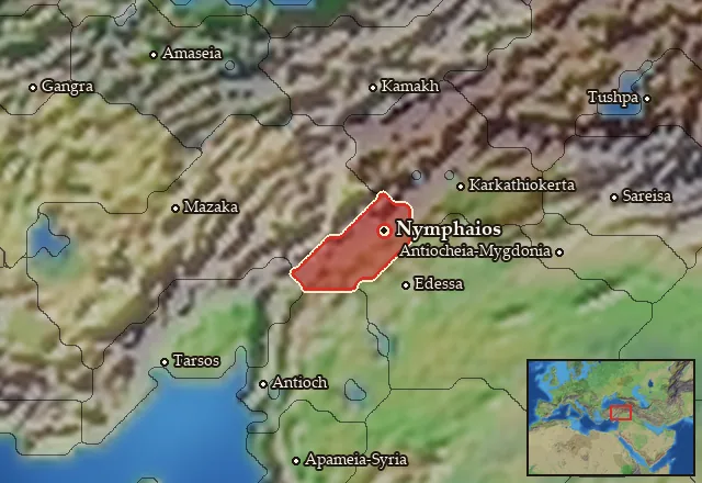 Map of Kommagene and its neighbours