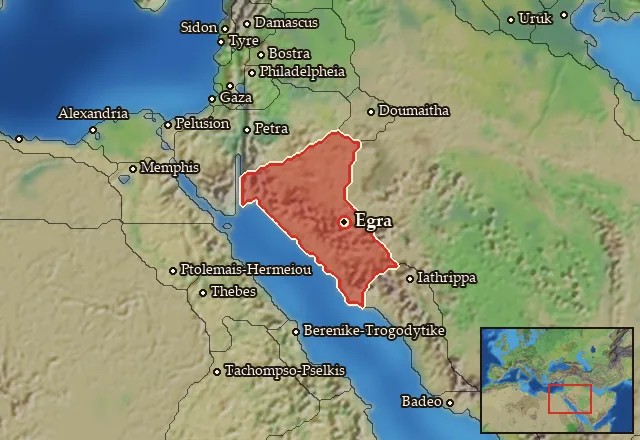 Map of Lechienia and its neighbours