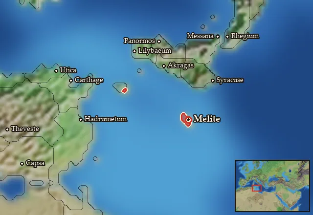 Map of Maleth and its neighbours