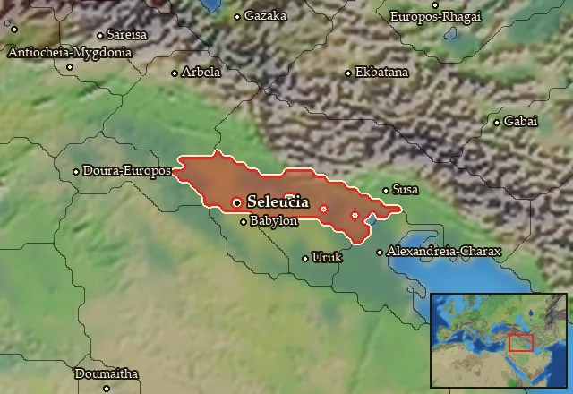 Map of Mesopotamia and its neighbours