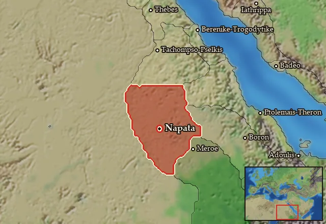 Map of Napatis and its neighbours