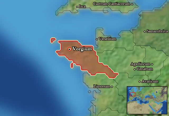 Map of Osismia and its neighbours