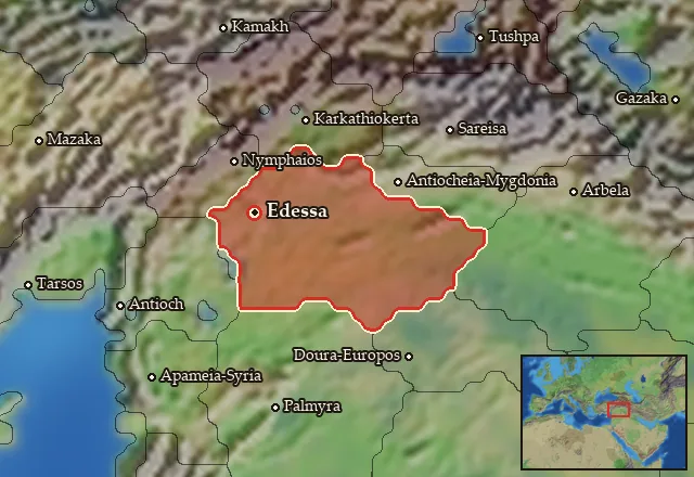 Map of Osrhoene and its neighbours