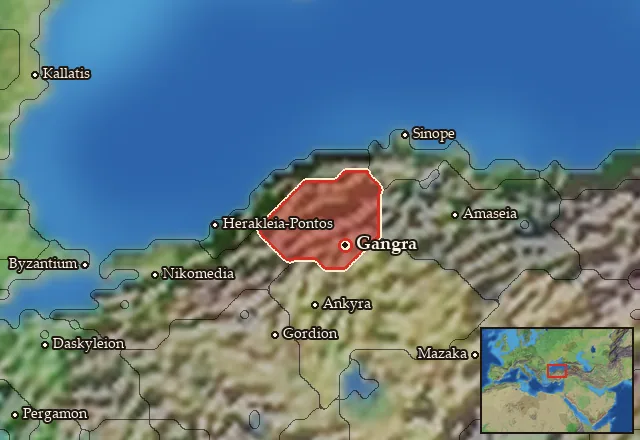 Map of Paphlagonia and its neighbours