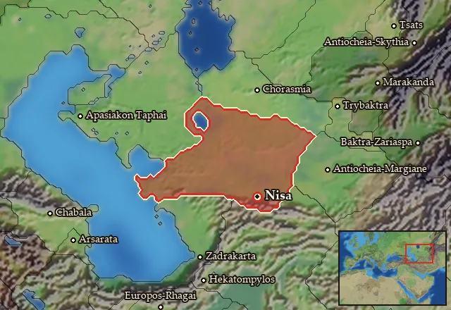 Map of Parnia and its neighbours