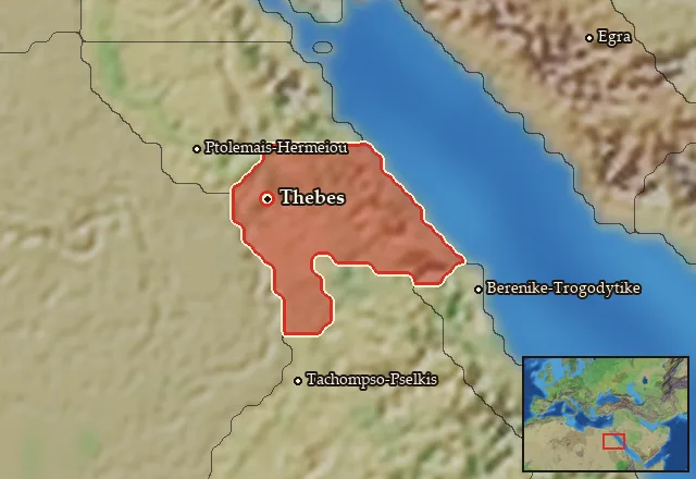 Map of Pathyrites Nomos and its neighbours