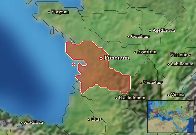Map of Pictonia and its neighbours