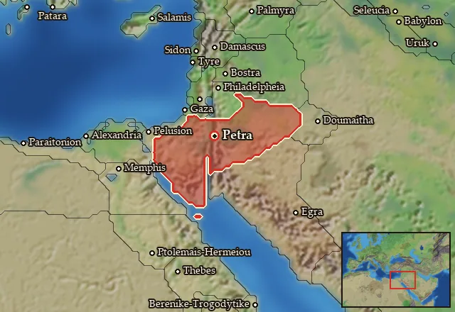 Map of Raqemo and its neighbours