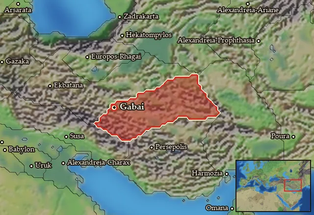 Map of Syromedia and its neighbours
