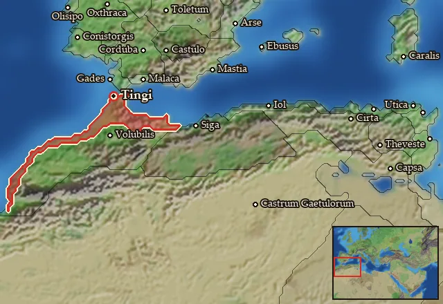 Map of Ting and its neighbours