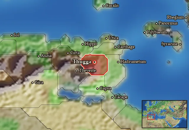 Map of Tobgaxag and its neighbours
