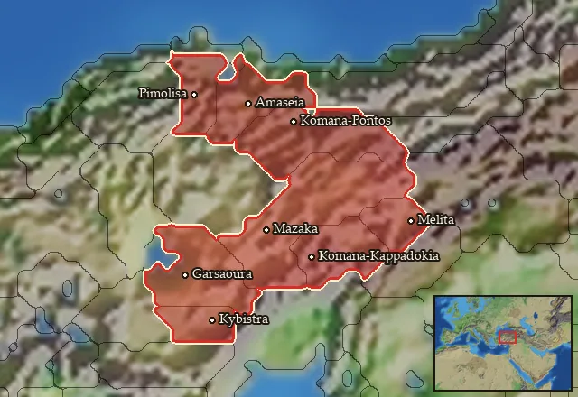 Where Cappadocian Cavalry can be recruited