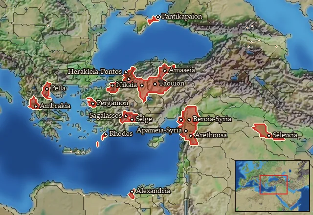 Where Mercenary Galatian Swordsmen can be hired