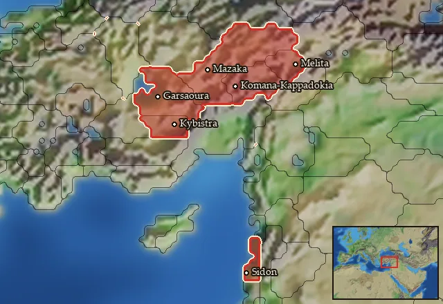 Where Mercenary Cappadocian Cavalry can be hired