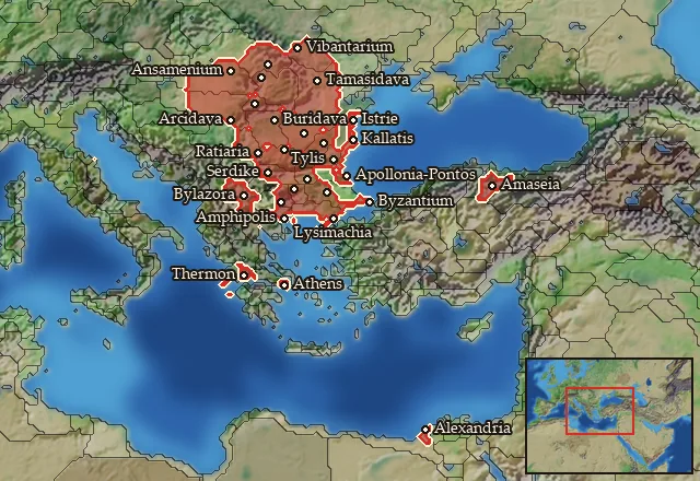 Where Mercenary Thracian Hippakontistai can be hired
