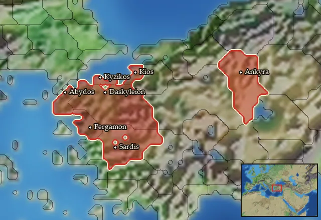 Where Mercenary Mysian Archers can be hired