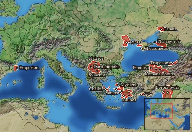Where Mercenary Thureophoroi Cavalry can be hired