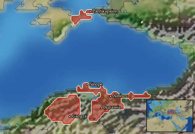 Where Mercenary Paphlagonian Light Cavalry can be hired