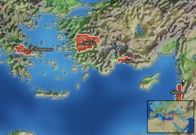 Where Mercenary Pamphylian Heavy Javelinmen can be hired