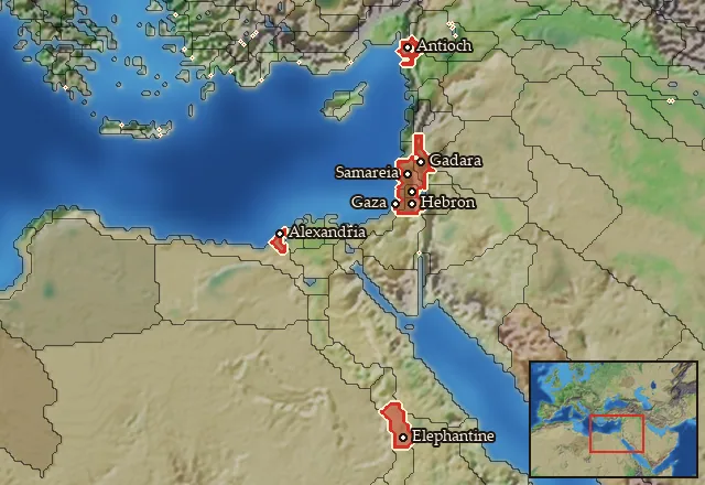 Where Judaean Spearmen can be recruited