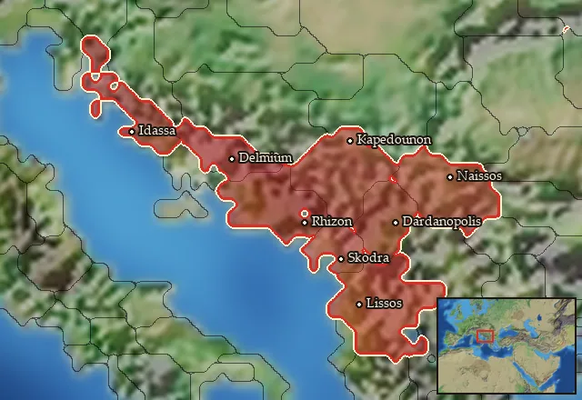 Where Southern Illyrian Levy can be recruited