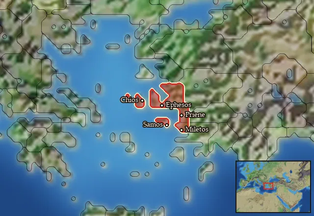 Where Ionian Epibatai can be recruited