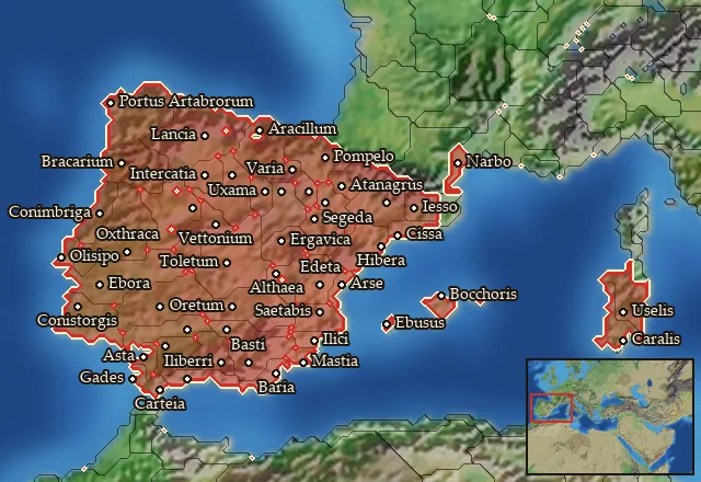 Where Iberian Heavy Infantry can be recruited