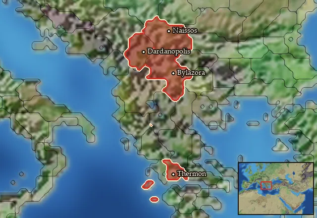Where Mercenary Dardanian Spearmen can be hired