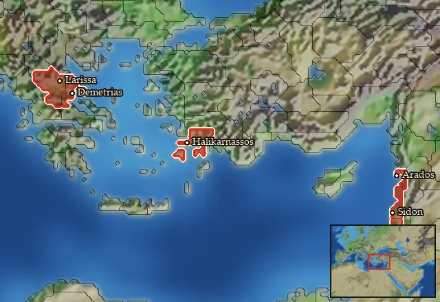 Where Mercenary Perrhaibian Cavalry can be hired